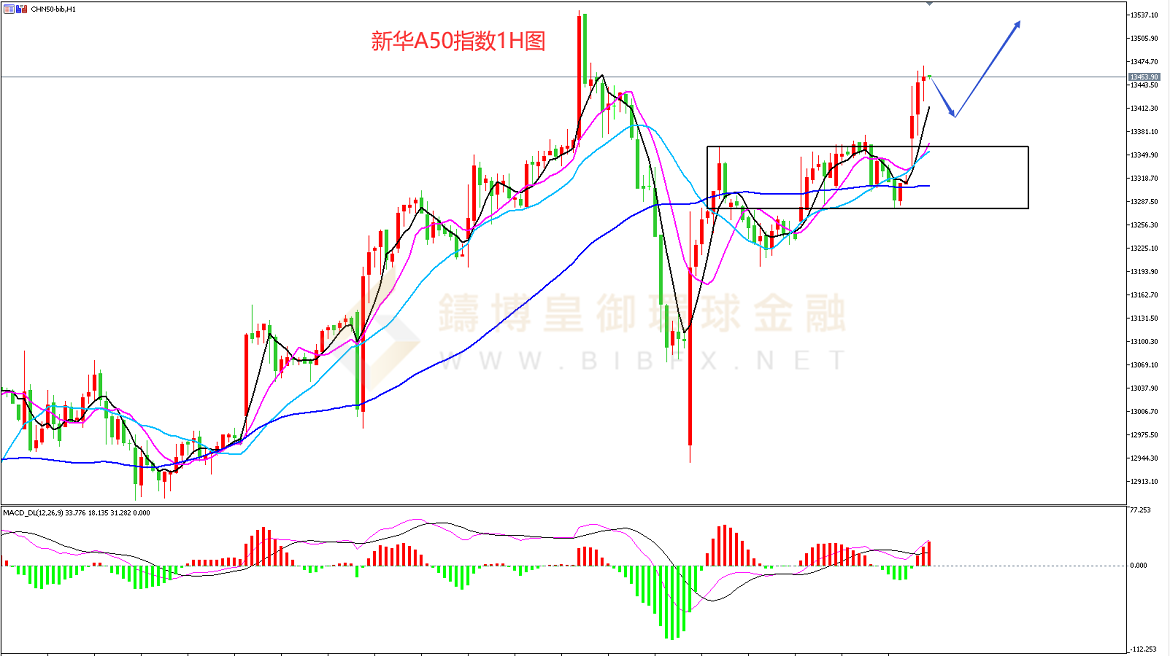 御金国际-新华A50走势图