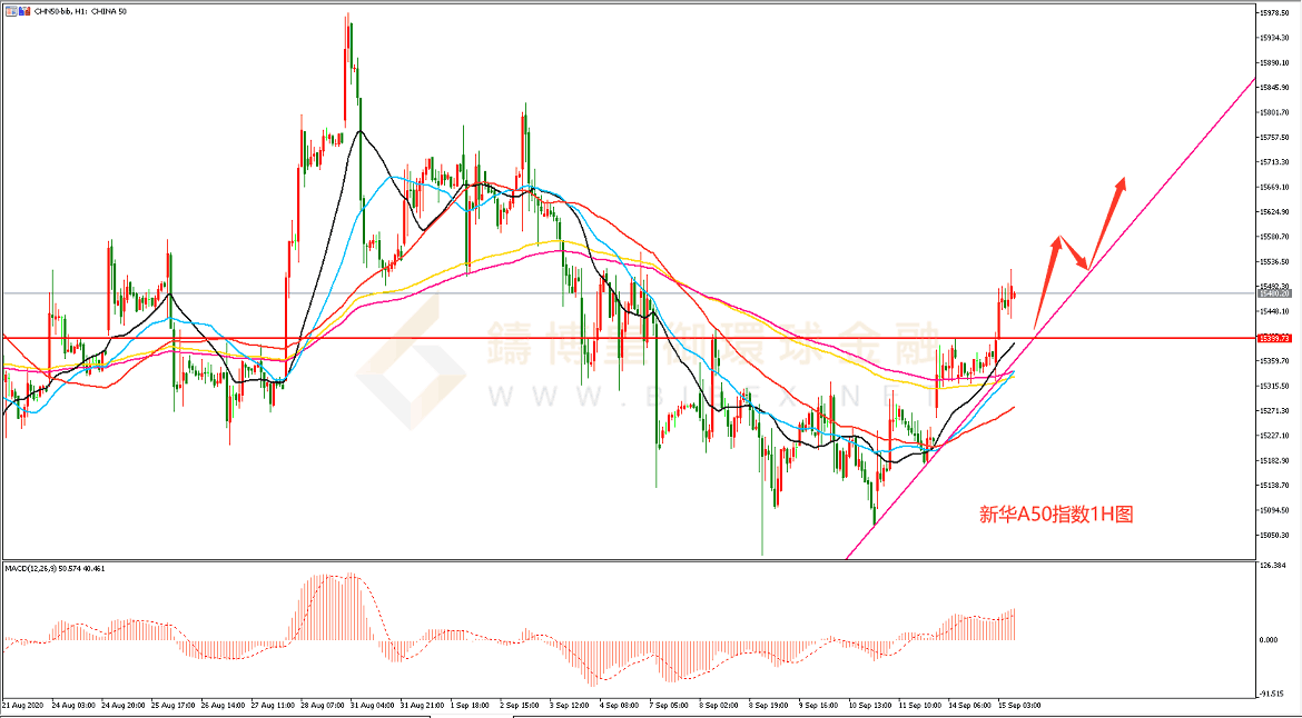 御金国际-新华A50走势图