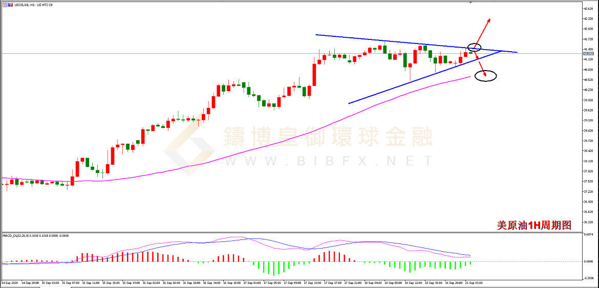 御金国际-美原油走势图