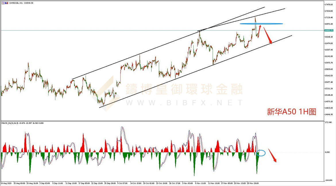 御金国际-新华A50走势图