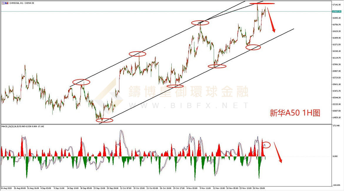 御金国际-新华A50走势图
