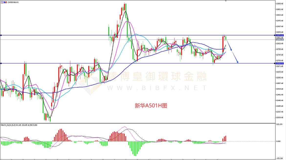 御金国际-新华A50走势图