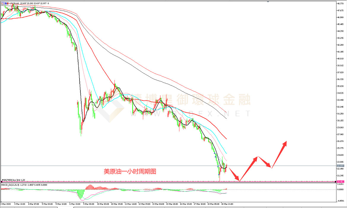 御金国际-美原油走势图